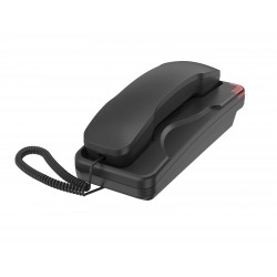 JazzTel HP112AB - Компактный настенный проводной телефон